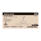 Nuvo 65-1520 Black 120/100/80 Wattage Selectable Led Ufo High Bay - 3k/4k/5k Cct Selectable - 60/80/100 Beam Angle Selectable - Black Finish - 120-347 Volt Image 2