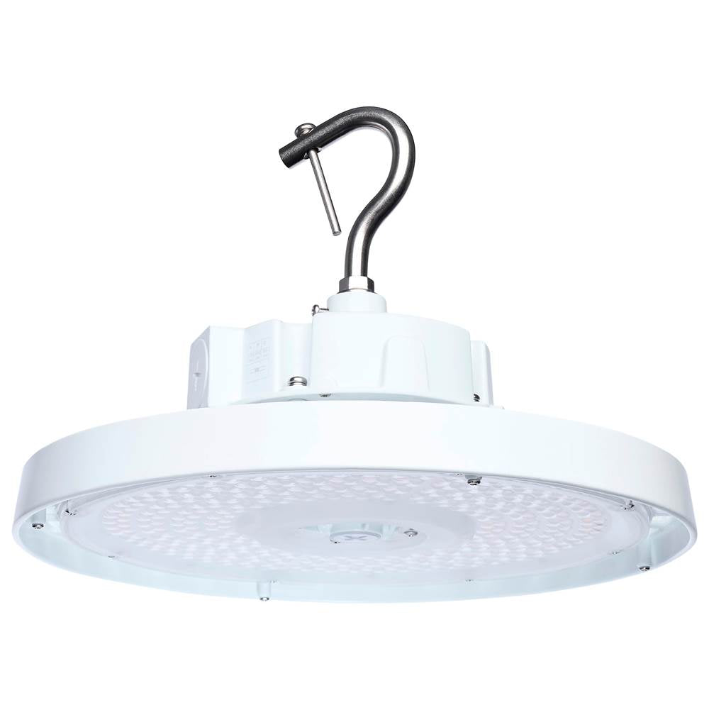 Nuvo 65-1522 White 120/100/80 Wattage Selectable Led Ufo High Bay - 3k/4k/5k Cct Selectable - 60/80/100 Beam Angle Selectable - White Finish - 120-347 Volt Image 1