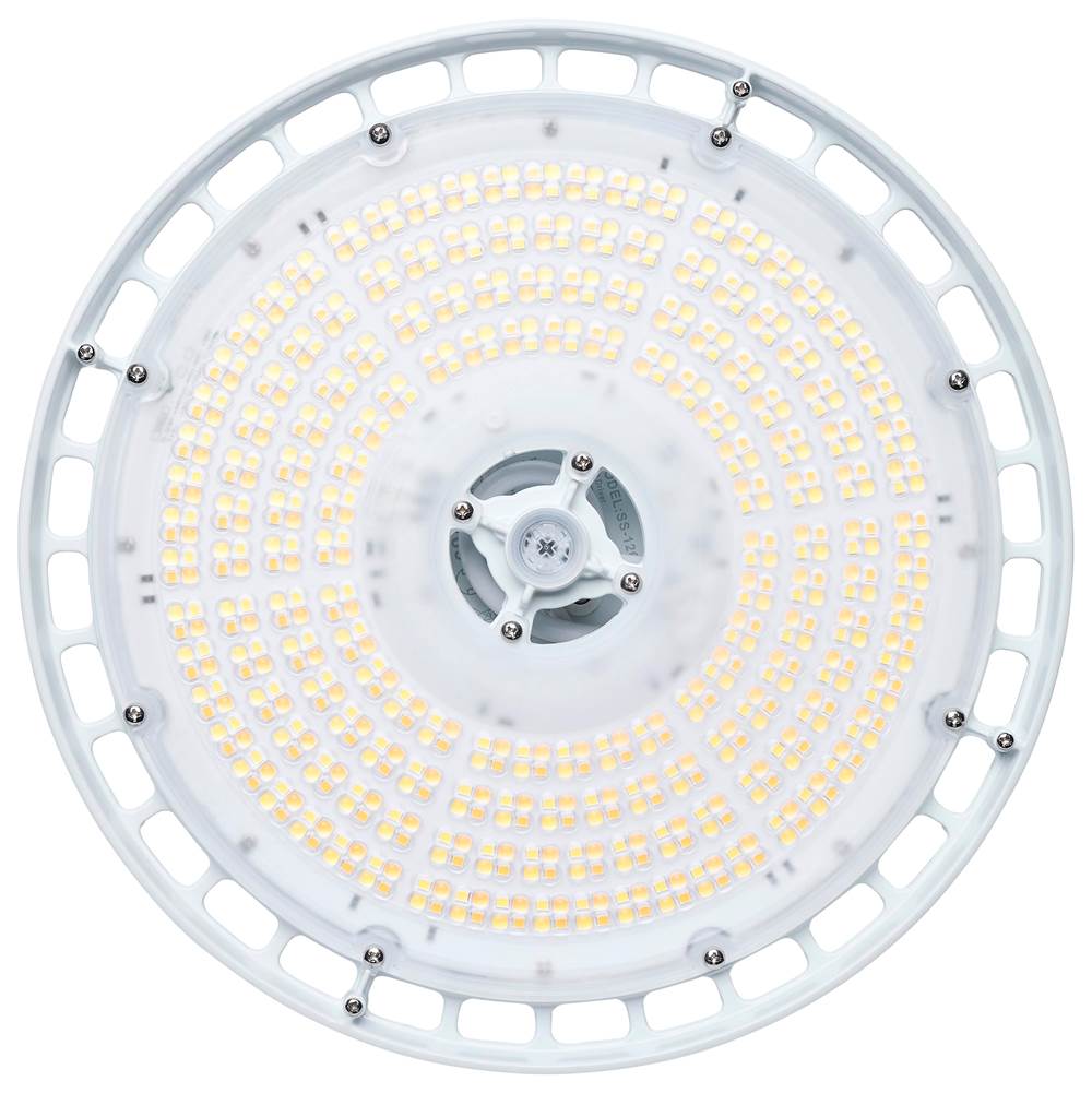 Nuvo 65-1522 White 120/100/80 Wattage Selectable Led Ufo High Bay - 3k/4k/5k Cct Selectable - 60/80/100 Beam Angle Selectable - White Finish - 120-347 Volt Image 9