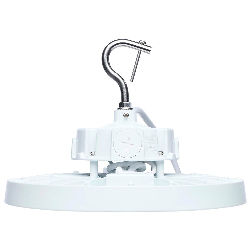 Nuvo 65-1522 White 120/100/80 Wattage Selectable Led Ufo High Bay - 3k/4k/5k Cct Selectable - 60/80/100 Beam Angle Selectable - White Finish - 120-347 Volt Image 8