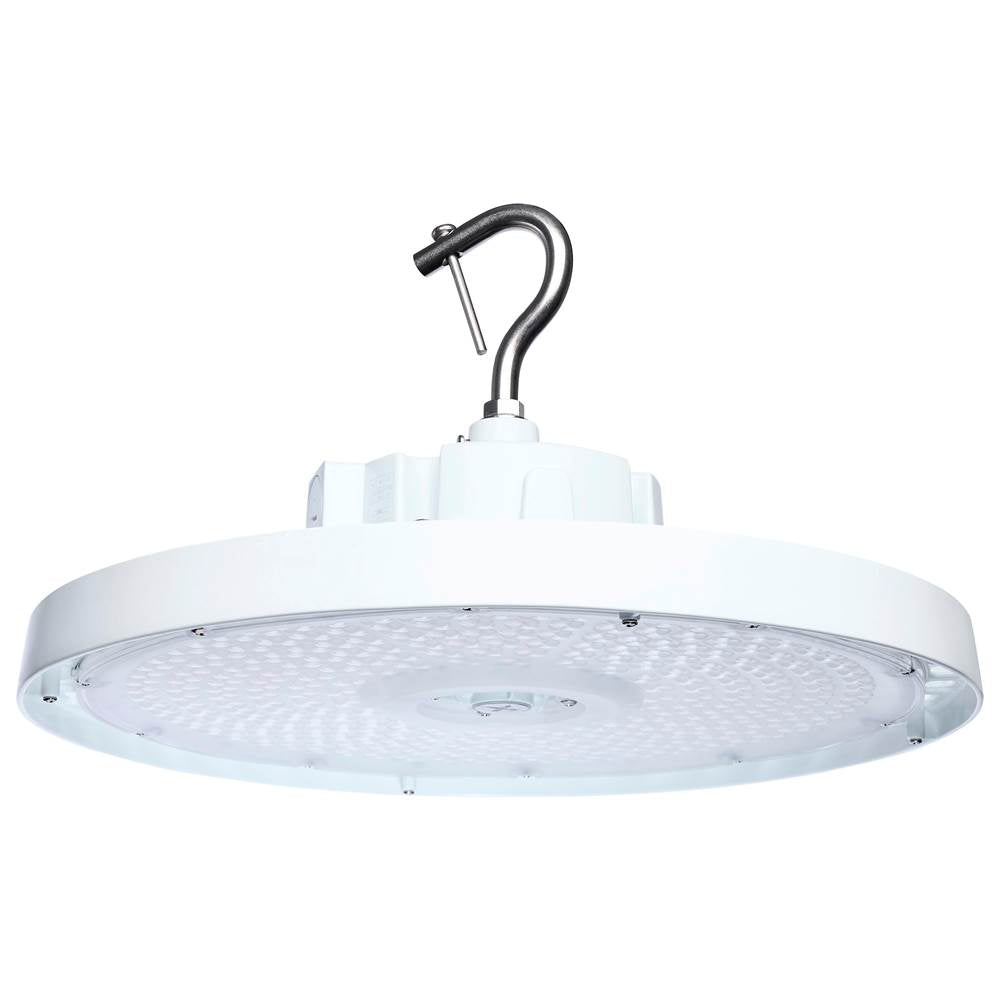 Nuvo 65-1523 White 240/200/150 Wattage Selectable Led Ufo High Bay - 3k/4k/5k Cct Selectable - 60/80/100 Beam Angle Selectable - White Finish - 120-347 Volt Image 1