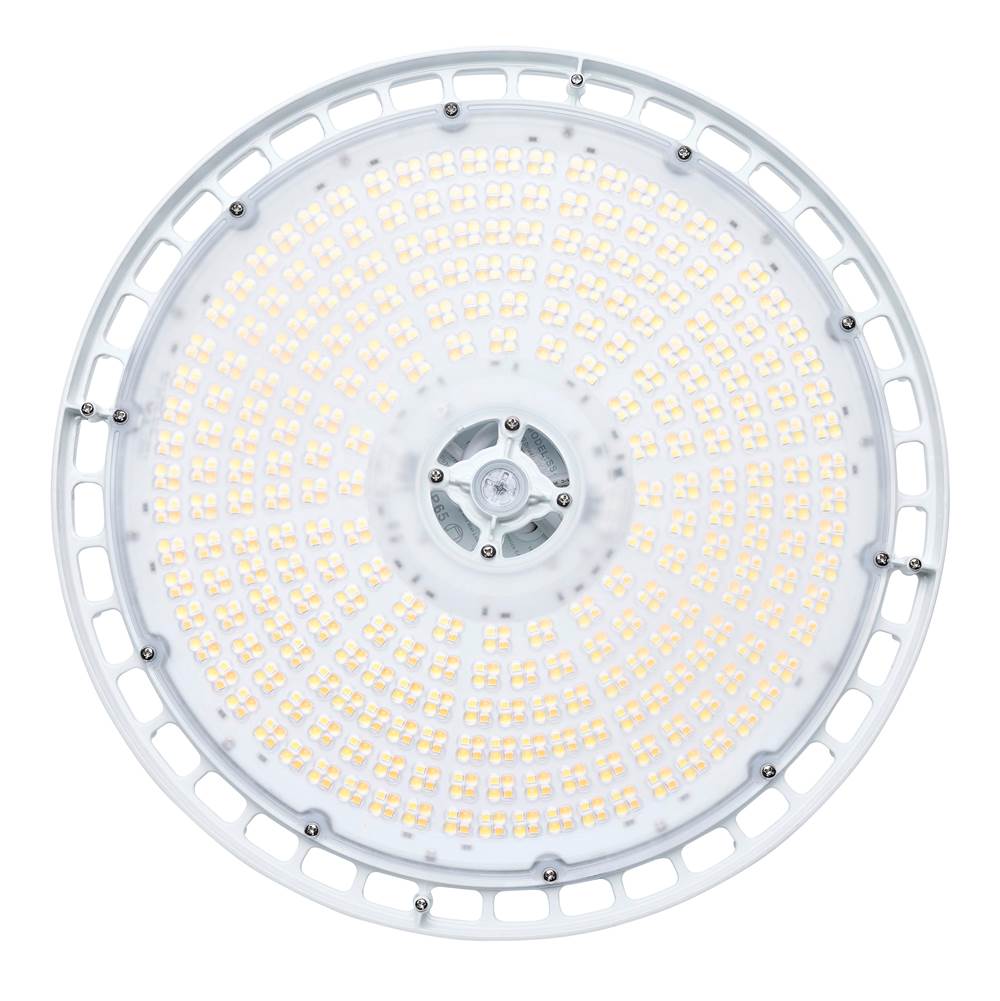 Nuvo 65-1523 White 240/200/150 Wattage Selectable Led Ufo High Bay - 3k/4k/5k Cct Selectable - 60/80/100 Beam Angle Selectable - White Finish - 120-347 Volt Image 9