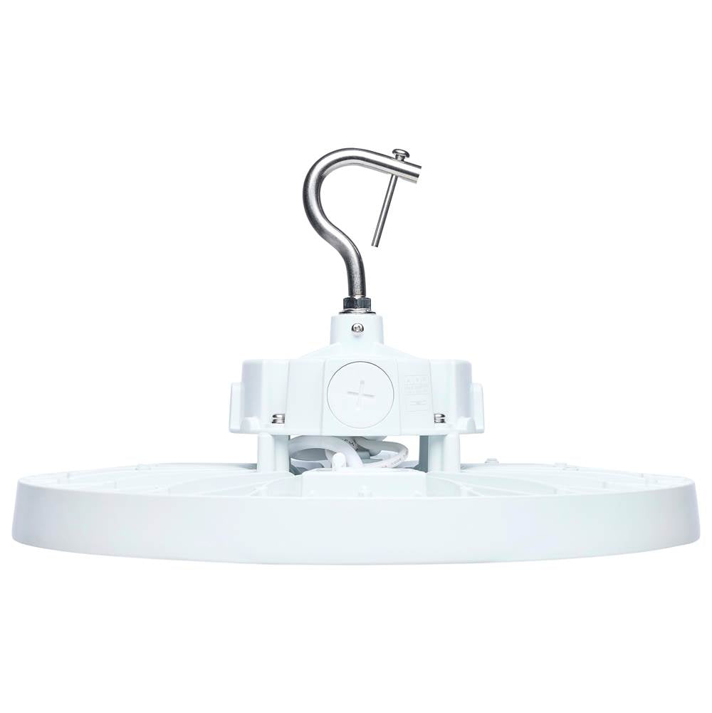 Nuvo 65-1523 White 240/200/150 Wattage Selectable Led Ufo High Bay - 3k/4k/5k Cct Selectable - 60/80/100 Beam Angle Selectable - White Finish - 120-347 Volt Image 8