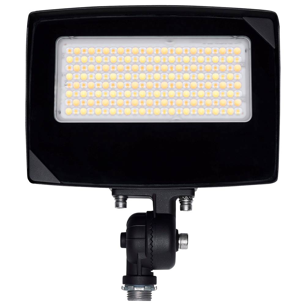 Nuvo  Led Flood Light - 35/25/15 Wattage Selectable - 3k/4k/5k Cct Selectable - Beam Angle Selectable - Bronze Finish - 120-347 Volt