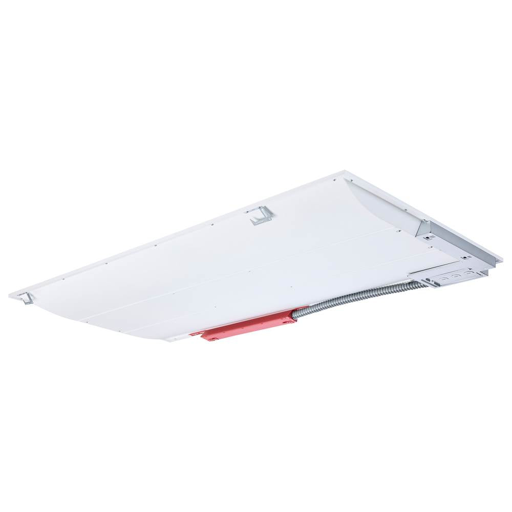 Nuvo 65-1604 White 2x4 Em Single Basket Troffer Image 1