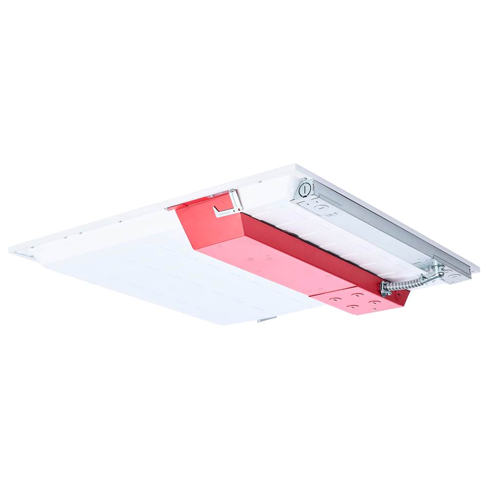 Nuvo  20/30/40 Wattage Selectable Led 2ft X 2ft Backlit Panel - 35k/4k/5k Cct Selectable - Emergency Battery - 120-347 Range Voltage