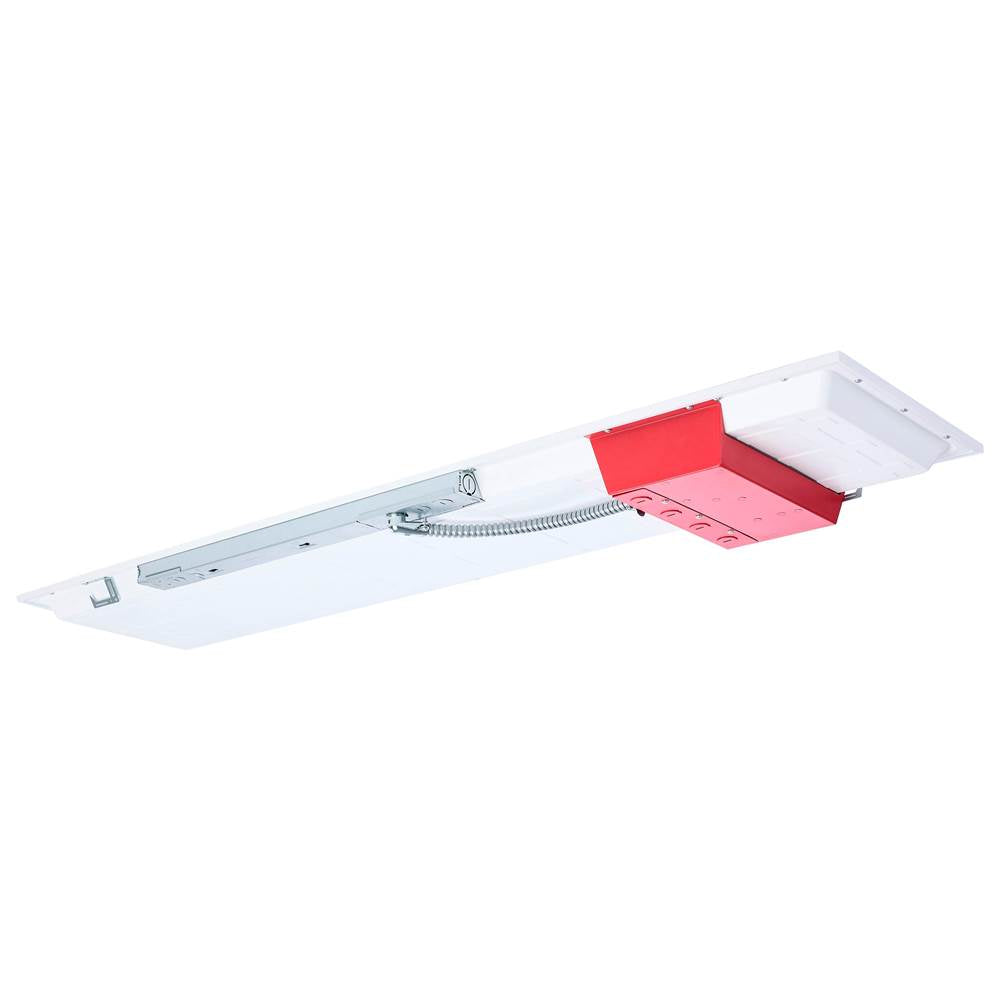 Nuvo  20/30/40 Wattage Selectable Led 1ft X 4ft Backlit Panel - 35k/4k/5k Cct Selectable - Emergency Battery - 120-347 Range Voltage