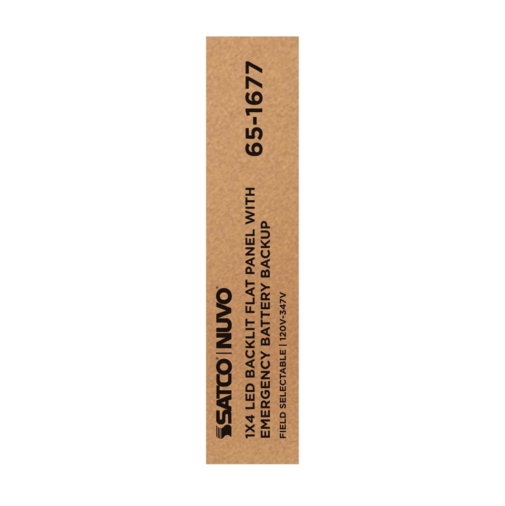 Nuvo 65-1677 White 20/30/40 Wattage Selectable Led 1ft X 4ft Backlit Panel - 35k/4k/5k Cct Selectable - Emergency Battery - 120-347 Range Voltage Image 3
