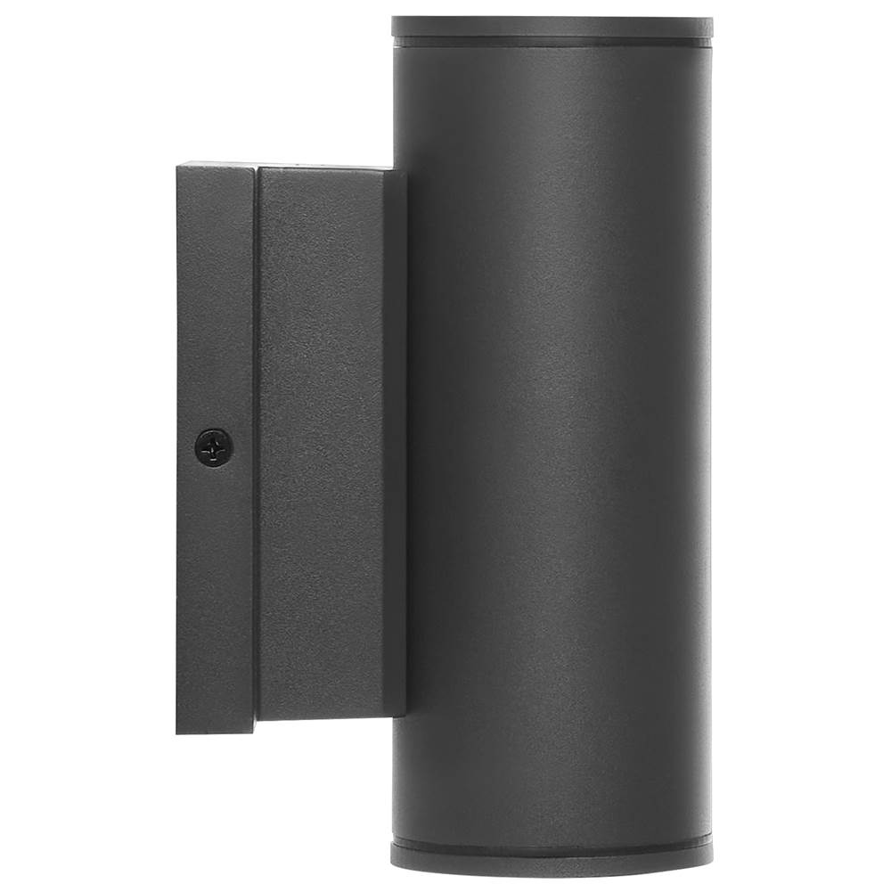 Nuvo 65-1751 Black 10 Watt - 3k/4k/5k Cct Selectable 1 Light Small Wall Sconce - Up Or Down Installation - Black Finish - 120-277 Volt Image 1