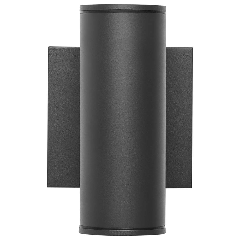 Nuvo  10 Watt - 3k/4k/5k Cct Selectable 1 Light Small Wall Sconce - Up Or Down Installation - Black Finish - 120-277 Volt