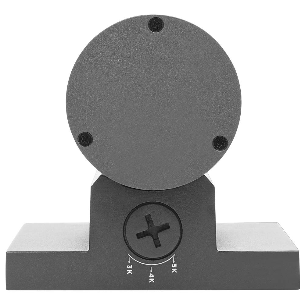 Nuvo 65-1751 Black 10 Watt - 3k/4k/5k Cct Selectable 1 Light Small Wall Sconce - Up Or Down Installation - Black Finish - 120-277 Volt Image 7