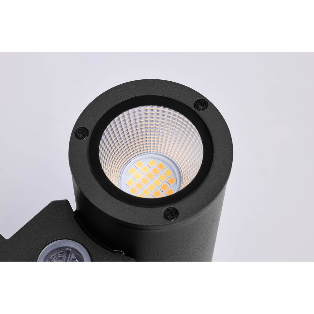 Nuvo 65-1751 Black 10 Watt - 3k/4k/5k Cct Selectable 1 Light Small Wall Sconce - Up Or Down Installation - Black Finish - 120-277 Volt Image 5