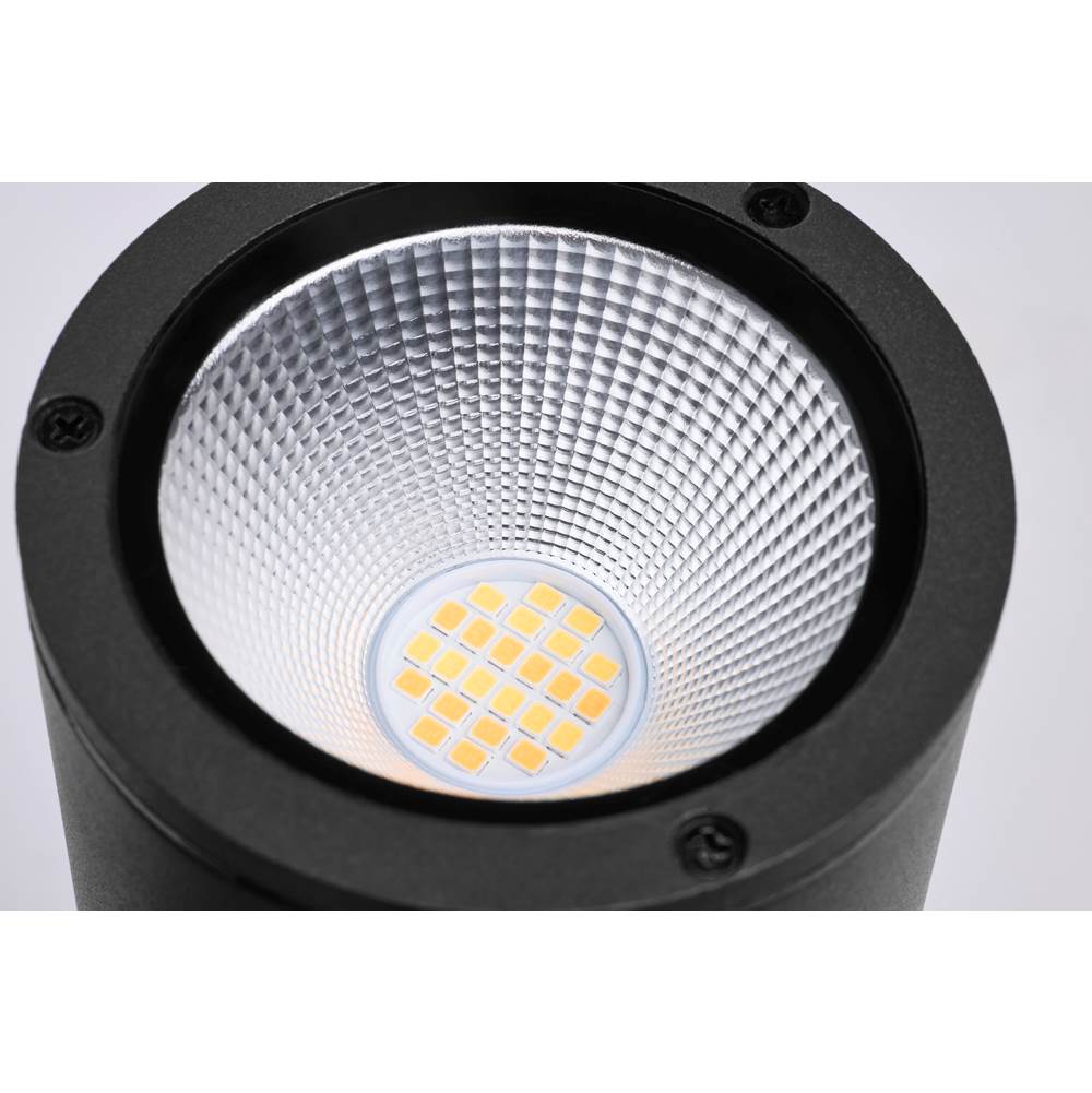 Nuvo 65-1754 Black 10 Watt - 3k/4k/5k Cct Selectable - 1 Light Medium Wall Sconce - Up Or Down Installation - Black Finish - 120-277 Volt Image 5
