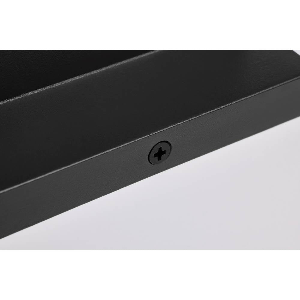 Nuvo 65-1754 Black 10 Watt - 3k/4k/5k Cct Selectable - 1 Light Medium Wall Sconce - Up Or Down Installation - Black Finish - 120-277 Volt Image 4