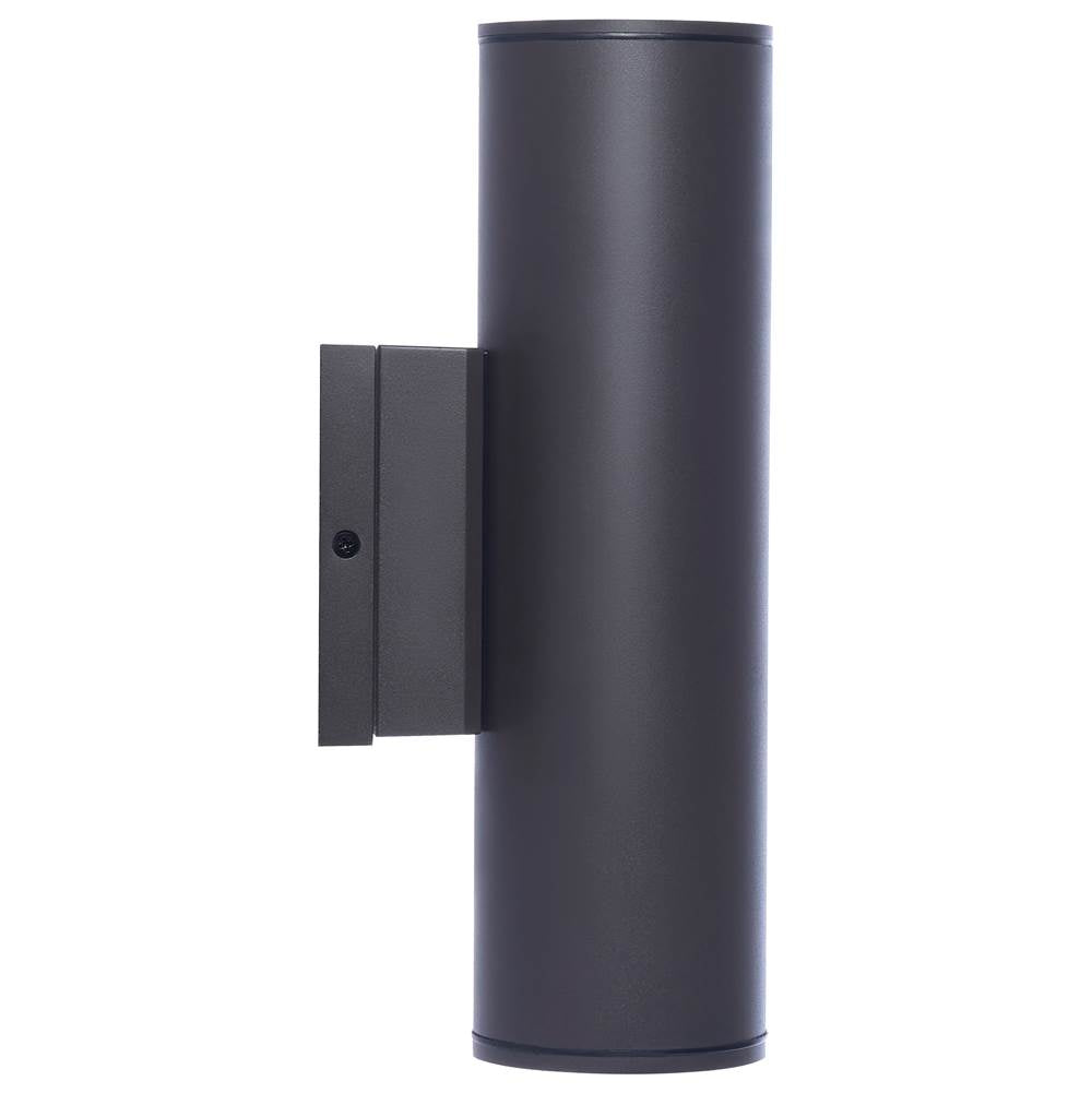 Nuvo  10 Watt - 3k/4k/5k Cct Selectable - 1 Light Medium Wall Sconce - Up Or Down Installation - Dark Bronze Finish - 120-277 Volt