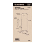 Nuvo 65-1755 Dark Bronze 10 Watt - 3k/4k/5k Cct Selectable - 1 Light Medium Wall Sconce - Up Or Down Installation - Dark Bronze Finish - 120-277 Volt Image 2
