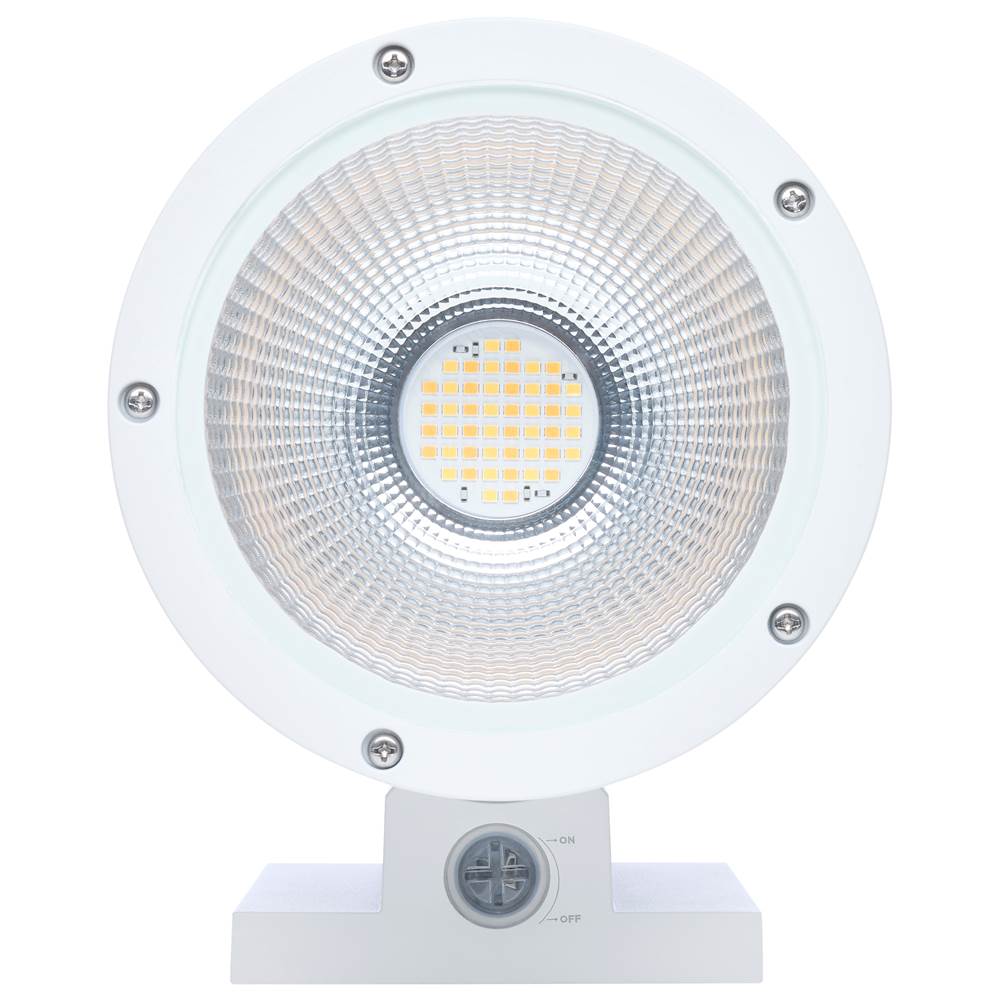 Nuvo 65-1756 White 20 Watt - 3k/4k/5k Cct Selectable - 1 Light Large Wall Sconce - Up Or Down Installation - White Finish - 120-277 Volt Image 8