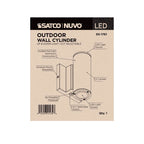 Nuvo 65-1761 Dark Bronze 10 Watt - 3k/4k/5k Cct Selectable - 2 Light Small Wall Sconce - Up And Down Installation - Dark Bronze Finish - 120-277 Volt Image 2