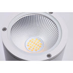 Nuvo 65-1762 White 20 Watt - 3k/4k/5k Cct Selectable - 2 Light Medium Wall Sconce - Up And Down Installation - White Finish - 120-277 Volt Image 5