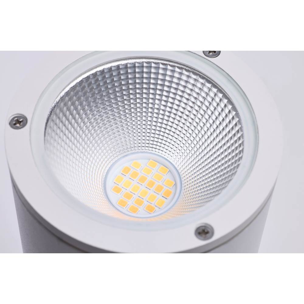 Nuvo 65-1762 White 20 Watt - 3k/4k/5k Cct Selectable - 2 Light Medium Wall Sconce - Up And Down Installation - White Finish - 120-277 Volt Image 5