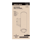 Nuvo 65-1762 White 20 Watt - 3k/4k/5k Cct Selectable - 2 Light Medium Wall Sconce - Up And Down Installation - White Finish - 120-277 Volt Image 3