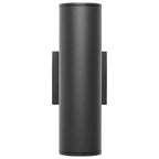 Nuvo 65-1763 Black 20 Watt - 3k/4k/5k Cct Selectable - 2 Light Medium Wall Sconce - Up And Down Installation - Black Finish - 120-277 Volt Image 1