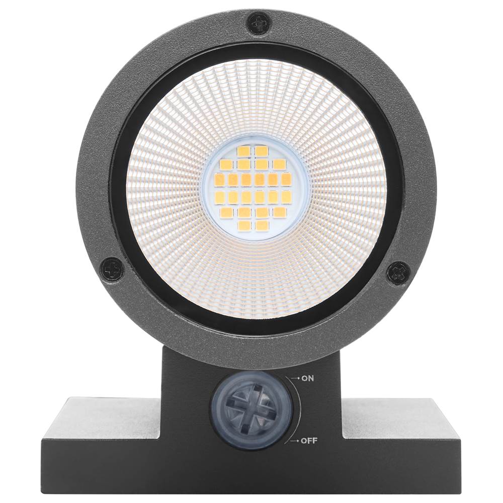 Nuvo 65-1763 Black 20 Watt - 3k/4k/5k Cct Selectable - 2 Light Medium Wall Sconce - Up And Down Installation - Black Finish - 120-277 Volt Image 8