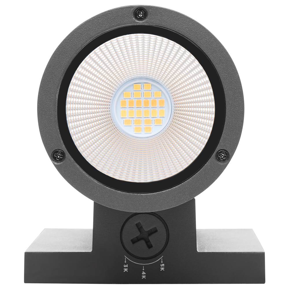 Nuvo 65-1763 Black 20 Watt - 3k/4k/5k Cct Selectable - 2 Light Medium Wall Sconce - Up And Down Installation - Black Finish - 120-277 Volt Image 7