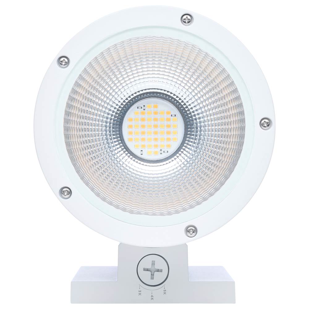 Nuvo 65-1765 White 36 Watt - 3k/4k/5k Cct Selectable - 2 Light Large Wall Sconce - Up And Down Installation - White Finish - 120-277 Volt Image 7
