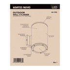 Nuvo 65-1765 White 36 Watt - 3k/4k/5k Cct Selectable - 2 Light Large Wall Sconce - Up And Down Installation - White Finish - 120-277 Volt Image 2