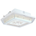 Nuvo  Square Led; Wide Beam Angle Canopy Light; 3k/4k/5k Cct Selectable; 60w/75w/90w Wattage Selectable; White Finish