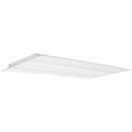 Nuvo  2x4 Emergency Backup - Double Basket Led Troffer Fixture - Wattage Selectable - Cct Selectable - Lumens Selectable - White Finish