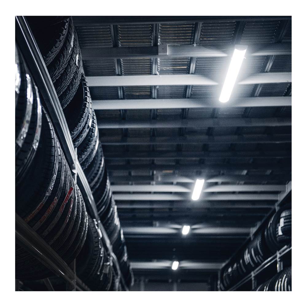 Nuvo 65-698R1 White Led 2 Ft. - Linear Strip Light - 15/20/25 Watt - 35k/40k/50k Cct Selectable - White Finish - 120-277v - Integrated Em And Sensor Image 1