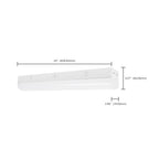 Nuvo 65-700R1 White 2' Linear Strip White Finish Image 3