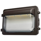Nuvo  Led Low Profile Wall Pack - Wattage 70/85/100w And Cct 3k/4k/5k Selectable - Photocell - Emergency Battery - Bronze Finish