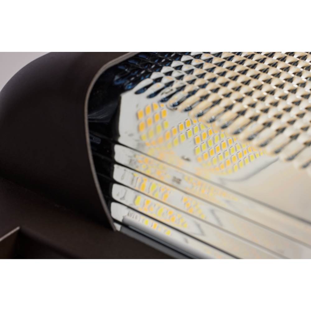 Nuvo 65-887 Bronze Led Low Profile Wall Pack - Wattage 70/85/100w And Cct 3k/4k/5k Selectable - Photocell - Emergency Battery - Bronze Finish Image 2