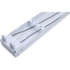 Nuvo 65-905 White 8' Quad/dual T8 Lamp Ready Fix Image 2