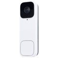 Nuvo 65-933 White Starfish - Smart Doorbell Security Camera Wired - White Doorbell With White Chime Image 1