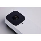 Nuvo 65-933 White Starfish - Smart Doorbell Security Camera Wired - White Doorbell With White Chime Image 3