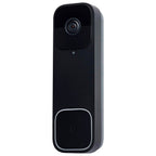 Nuvo 65-934 Black Starfish - Smart Doorbell Security Camera Wired - Black Doorbell With Black Chime Image 1