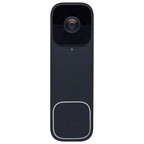 Nuvo  Starfish - Smart Doorbell Security Camera Wired - Black Doorbell With Black Chime