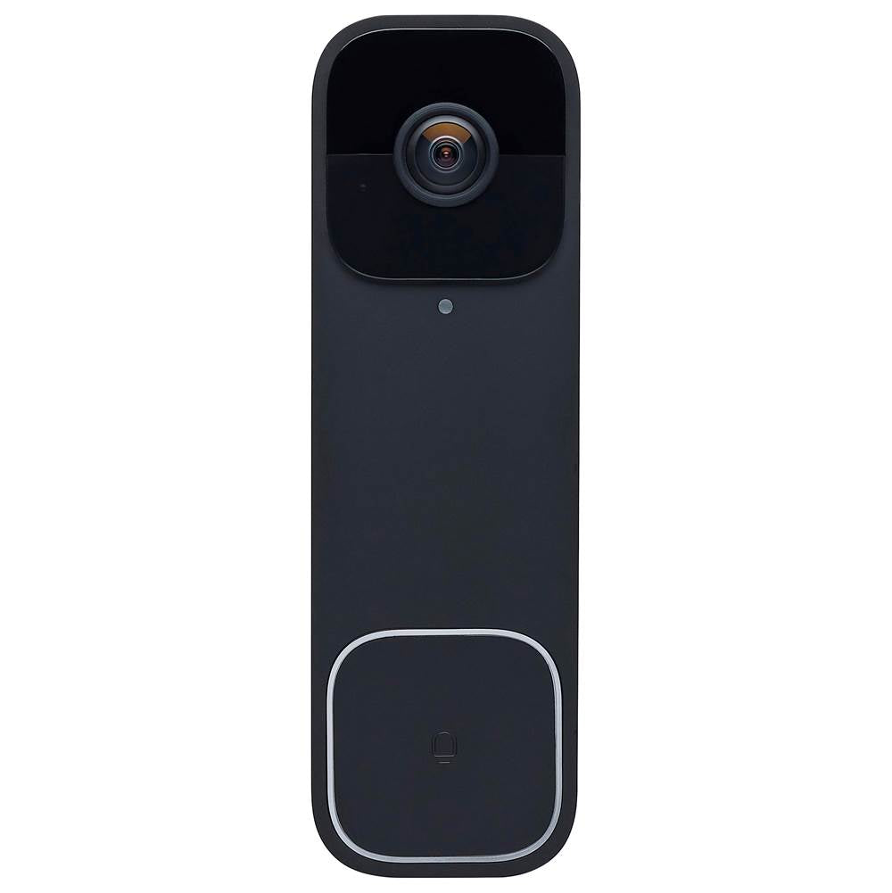 Nuvo  Starfish - Smart Doorbell Security Camera Wired - Black Doorbell With Black Chime
