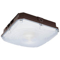 Nuvo 65-982 Bronze 8.5 Inch Led Field Selectable Canopy Fixture With Sensor - 25/30/40 Watts - 3k/4k/5k Cct - 120-277 Range Voltage Image 1