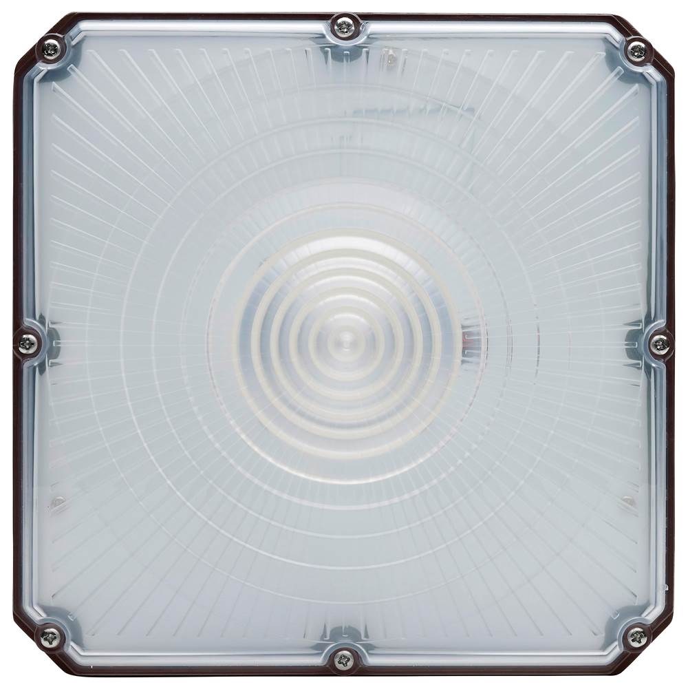 Nuvo 65-982 Bronze 8.5 Inch Led Field Selectable Canopy Fixture With Sensor - 25/30/40 Watts - 3k/4k/5k Cct - 120-277 Range Voltage Image 9