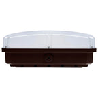 Nuvo  10 Inch Led Field Selectable Canopy Fixture With Sensor - 45/60/70 Watts - 3k/4k/5k Cct - 120-277 Range Voltage