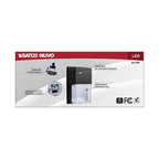 Nuvo 65-985 Black Led Entryway Wall Pack - 10/15/20 Wattage Selectable - 30k/40k/50k Cct Selectable - Black Finish Image 2