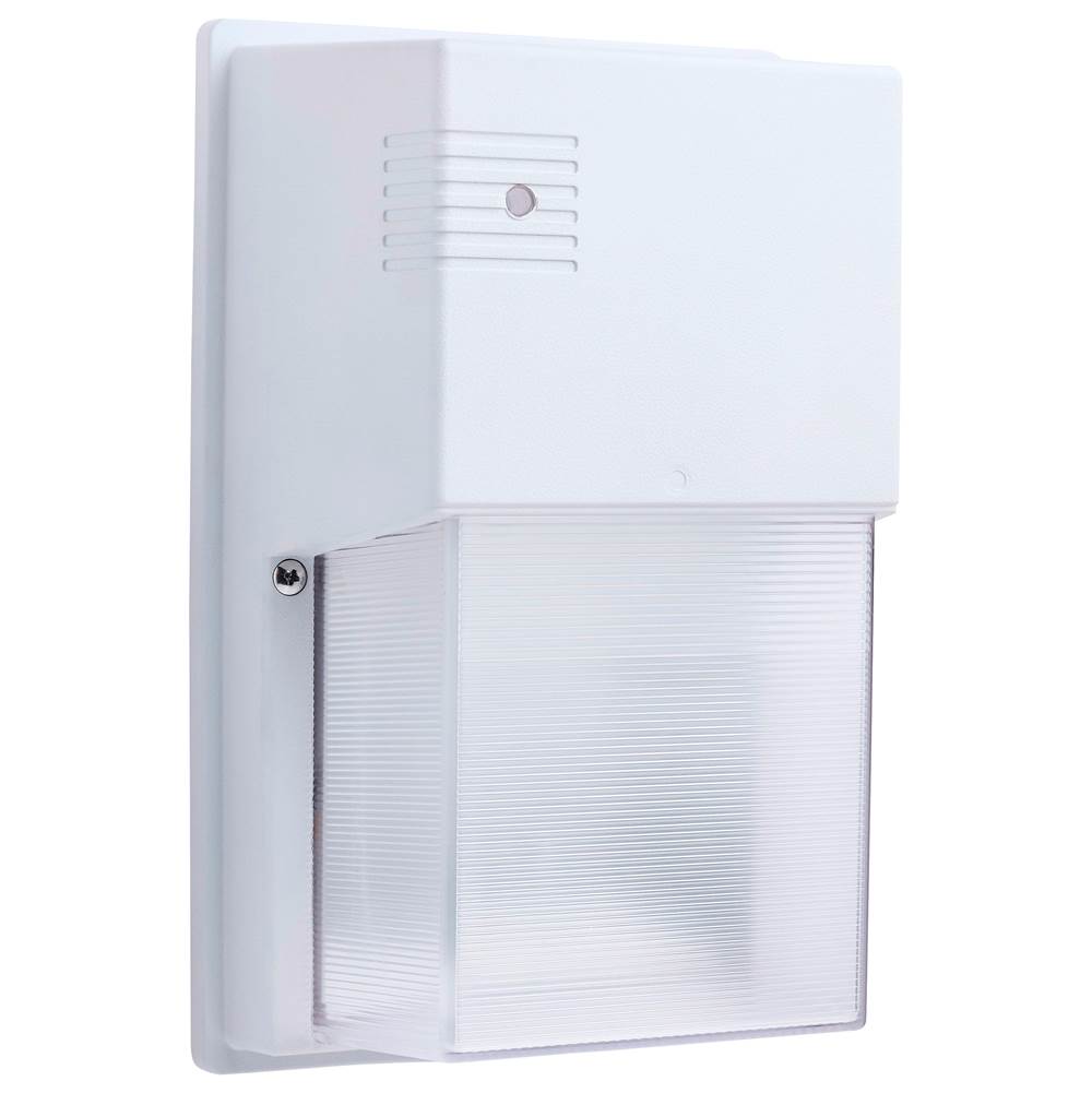 Nuvo 65-987 White Led Entryway Wall Pack - 10/15/20 Wattage Selectable - 30k/40k/50k Cct Selectable - White Finish Image 1