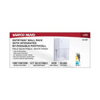 Nuvo 65-987 White Led Entryway Wall Pack - 10/15/20 Wattage Selectable - 30k/40k/50k Cct Selectable - White Finish Image 3