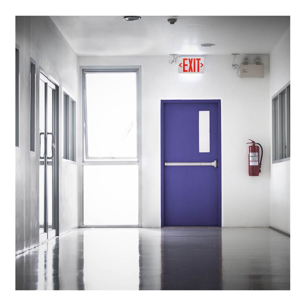 Nuvo 67-101 White Red Led Exit Sign, 90min Ni-cad Backup, 120/277v, Single/dual Face, Universal Mounting - White Finish Image 2