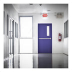 Nuvo 67-101 White Red Led Exit Sign, 90min Ni-cad Backup, 120/277v, Single/dual Face, Universal Mounting - White Finish Image 2